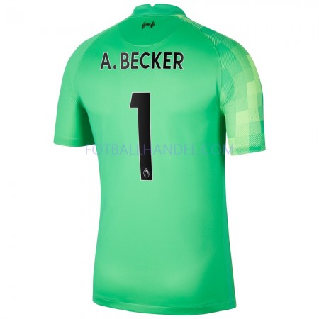 Herre Fotballdrakter Keeper Liverpool Alisson Becker 1 Hjemme 2021-22 Kortermet